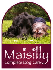 Dogs on the Maisilly logo